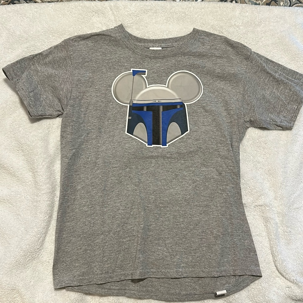 Boys Star Wars Disney World Shirt Sz Medium